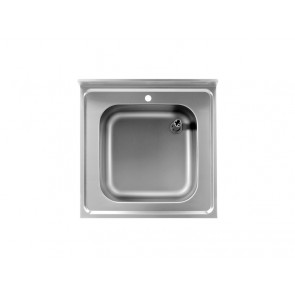 Spalator cu o cuva, inaltator la perete, inox, dimensiuni cuva 500x400x250h mm, dimensiuni externe 700x600x850h mm