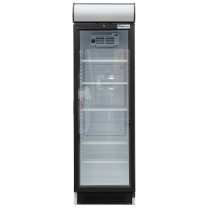 Vitrina verticala de refrigerare, temperatura de  lucru 1°C-10°C, volum 345 litri, putere 370 W