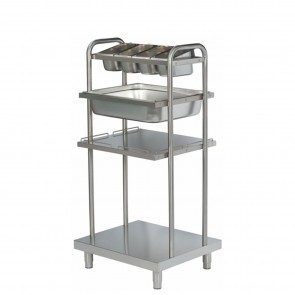 Distribuitor neutru pentru tavi, tacamuri, paine, inox