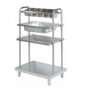 Distribuitor, pentru tavi, tacamuri, paine, inox