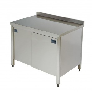 Masa-dulap, dimensiuni 1600x700x850hmm, inox