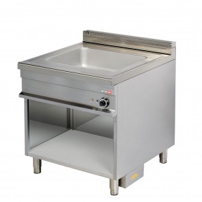 Bain marie, cu bazin GN2/1, capacitate 84 litri, alimentare 220V, putere 4000W