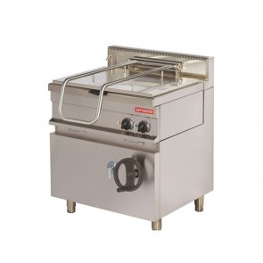 Tigaie basculanta, capacitate 95 litri, mecanism manual, alimentare 380V, putere 15000W