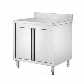 Masa dulap cu usi glisante, dimensiuni 1400x700x850hmm, inox