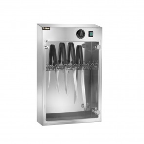 Sterilizator pentru cutite, capacitate 10 cutite, inox