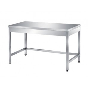 Masa, cu bare pe 3 parti, inox, dimensiune (LxlxH mm): 1900x600x850