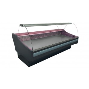 Vitrina frigorifica, cu motor, geam curb, temperatura de lucru +2°C/ +8°C, putere 800W