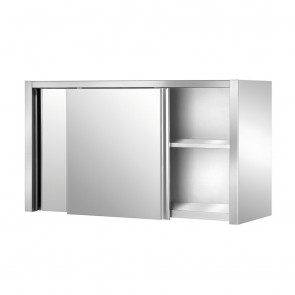 Dulap, cu usi glisante, 1 polita intermediara, inox, dimensiune (LxlxH mm): 1000x400x660