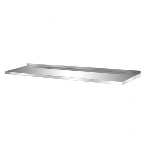 Polita suspendata, inox, dimensiuni 1000x300x20mm