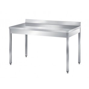 Masa simpla, cu plan de lucru ranforsat cu blat din PAL, inox, dimensiune (LxlxH mm): 800x600x850