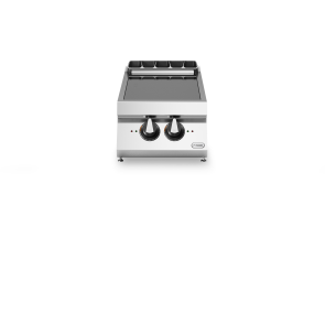 Masina de gatit din inox cu inductie, 2 zone de gatit, model de banc, putere electrica totala 10000W, alimentare 380V