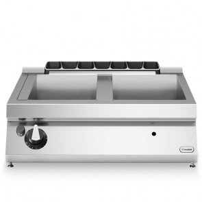 Bain marie, alimentare gaz, 1 cuva, capacitate 39 litri, dimensiuni cuva 730x516x155hmm, model de banc