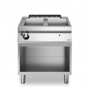 Bain marie, alimentare gaz, 1 cuva, capacitate 39 litri, dimensiuni cuva 730x516x155hmm, baza deschisa