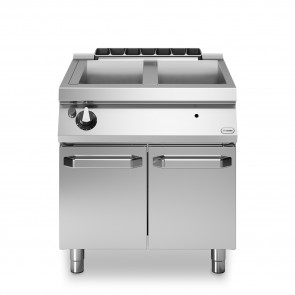 Bain marie, alimentare gaz, 1 cuva, capacitate 39 litri, dimensiuni cuva 730x516x155hmm, baza inchisa