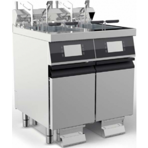 Friteuza electrica SuperFry, capacitate 15+15 litri, alimentare 380V, putere 28000W