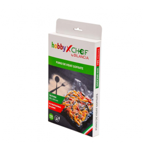 Set 100 pungi gofrate pentru aparatele de vidat si lipit, grosime 105 microni, dimensiuni 200x300mm