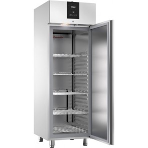 Dulap congelare cu 1 usa, capacitate 521 litri, temperatura de lucru -22grC--15grC (la temperatura ambientala de +40gr si umiditate relativa 40%), racire ventilata, structura externa si interna din inox, izolatie poliuretan-grosime 75mm, termometru-termos