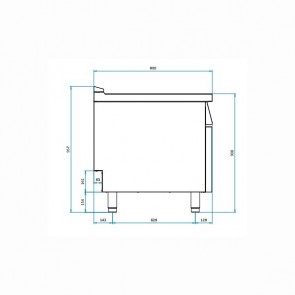 Element neutru - 200x900x900hmm