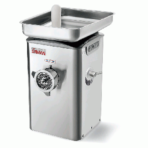 Masina de tocat carne cu tava inox detasabila, productivitate productivitate 350kg/h, alimentare 380V, putere 1472W