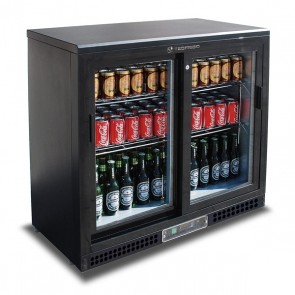 Vitrina refrigerata pentru bauturi, capacitate 254 litri, temperatura de lucru +2°C/+8°C, alimentare 220V, putere 112 W