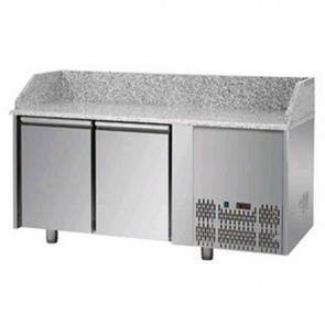 Banc de pizza, cu 2 usi, capacitate 310 litri, temperatura de lucru 0°C/+10°C