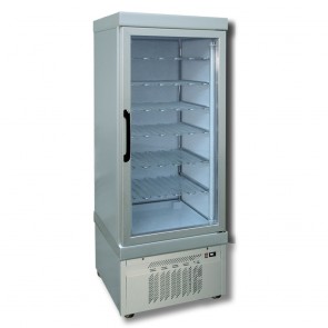 Vitrina verticala pentru produse refrigerate, capacitate 380 litri, temperatura de lucru -15°C/-25°C, putere 400W