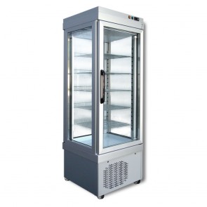 Vitrina verticala pentru produse refrigerate, capacitate 430 litri, temperatura de lucru +2°C/+10°C, putere 500W