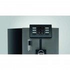 Espressor electronic automat Jura X6 Dark Inox, 2 duze, panou de comanda cu afisaj color, dimensiuni 373x470x461 mm