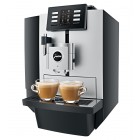 Espressor electronic automat X8 Platin, 2 duze, recomandat pentru maxim 80 cafele/zi, putere 1450W, greutate 14 kg