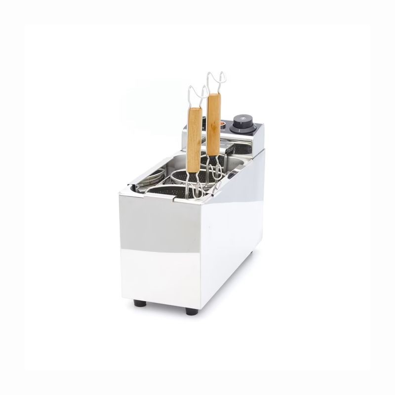 Masina pentru fiert paste, 2 cosuri, capacitate apa 2x2 litri, putere 2000W