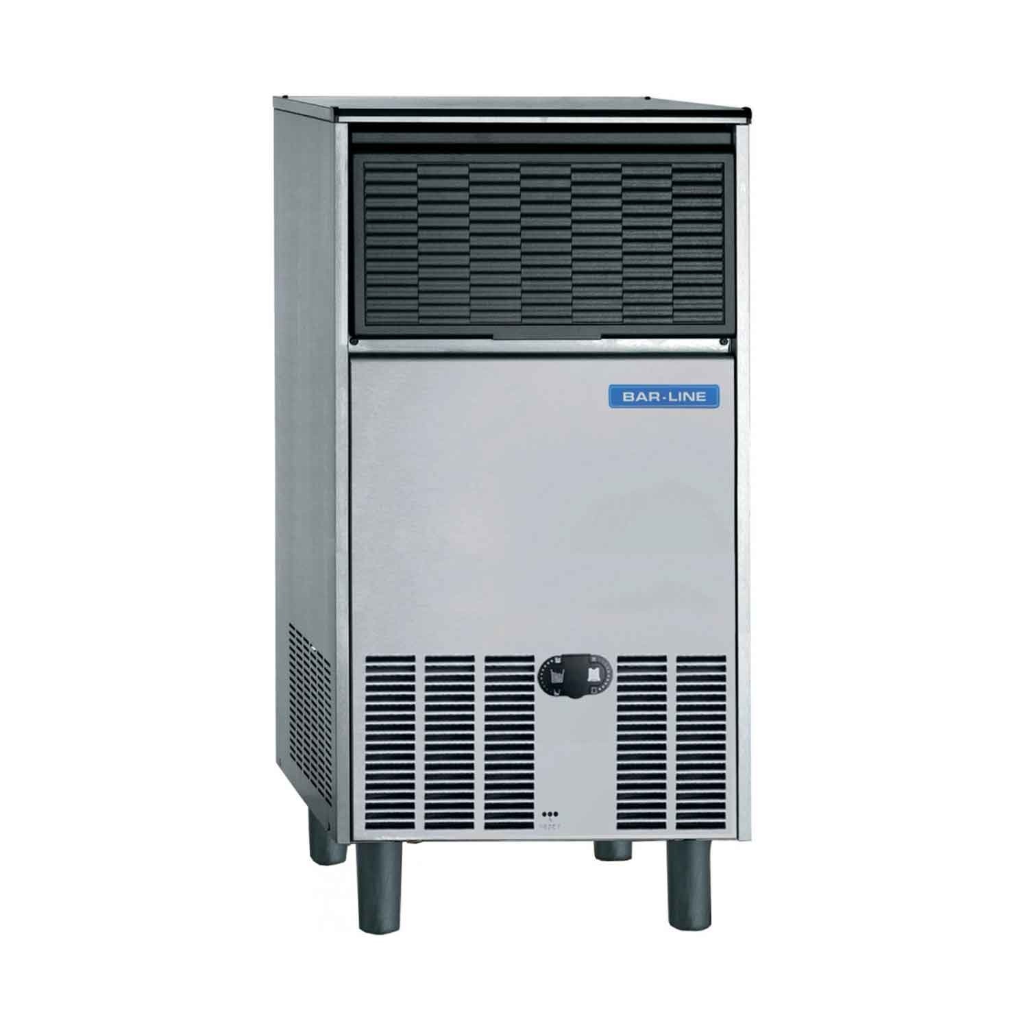 Masina cuburi de gheata "Bar Line", racire cu aer, productivitate 75 kg/24h, alimentare 220V, consum apa 8 litri/h