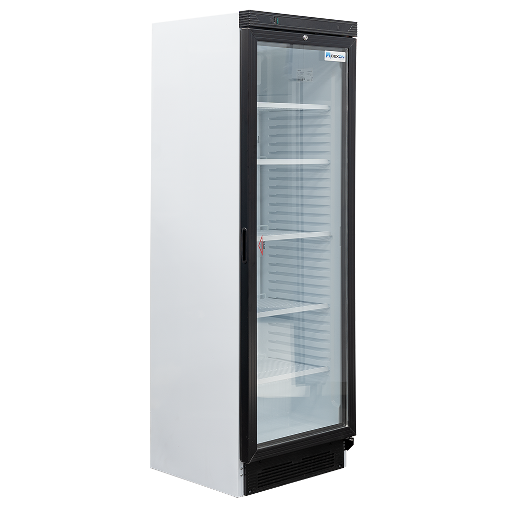 Vitrina frigorifica pentru expunere bauturi, gaz refrigerant R600a, alimentare 220V, putere 250W