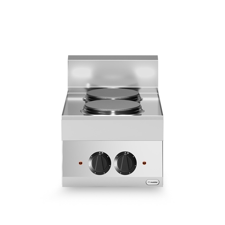 Masina de gatit, electrica, 2 plite rotunde, model de banc, putere electrica totala 5200W