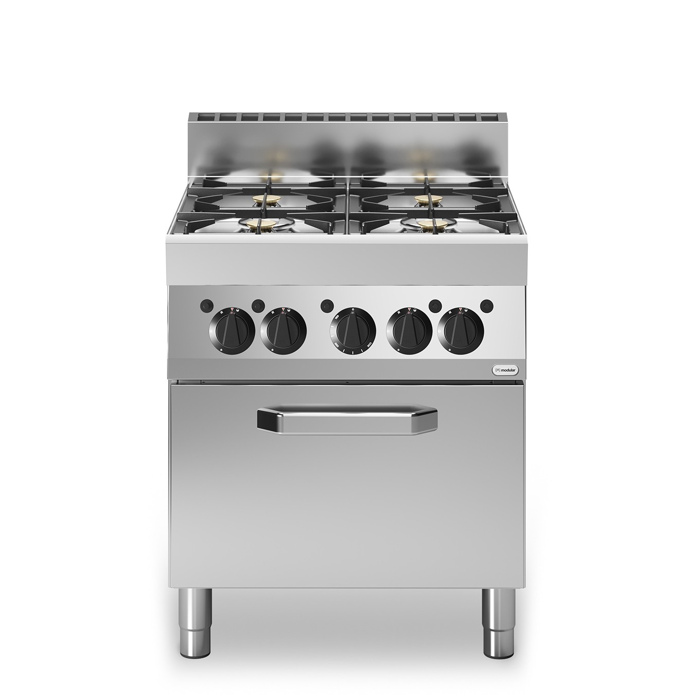 Masina de gatit, alimentare gaz, 4 ochiuri, cuptor static cu alimentare gaz, putere totala gaz 22200W