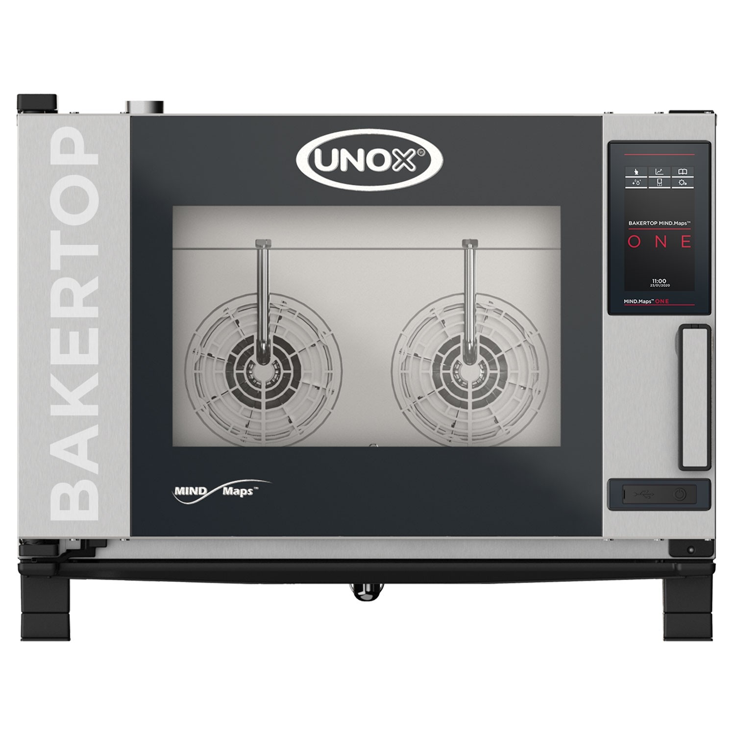 Cuptor pentru patiserie, capacitate 4 tavi, model MIND.Maps ONE, alimentare 220V/380V, putere 7400W, Unox