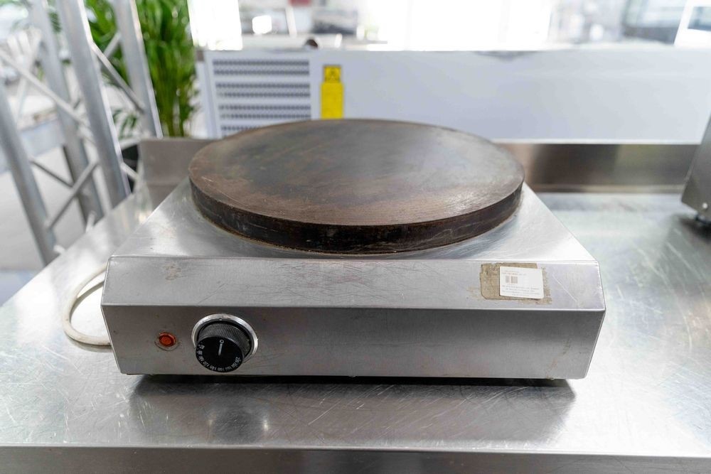 Crepiera electrica, structura inox, diametru 400mm, Second Hand