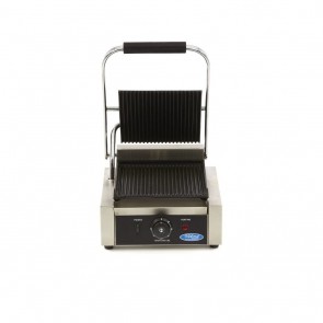 Toaster grill, simplu, suprafata striata, dimensiuni: 290x305x210h mm, alimentare 220V, putere instalata 1800W, greutate 17.5kg