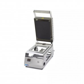 Aparat pentru termosudat caserole, panou de comanda digital, alimentare 220V, putere 700kW, greutate 12kg 