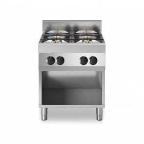 Masina de gatit, alimentare gaz, email, 4 ochiuri, baza deschisa, putere totala gaz 18400W