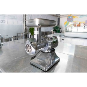 Masina de tocat carne, structura din aluminiu alimentar, productivitate 200kg/ora, motor cu 200 rotatii/min, Produs deteriorat