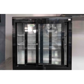Vitrina refrigerata pentru bauturi, 2 usi, capacitate 223 litri, temperatura de lucru +2grC - +8grC, Produs deteriorat