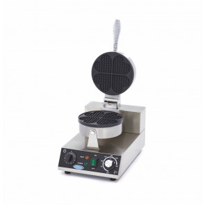 Aparat pentru facut waffle, in forma de inima, termostat variabil 50-300°C, alimentare 220V, putere 1000W, greutate 5.5kg