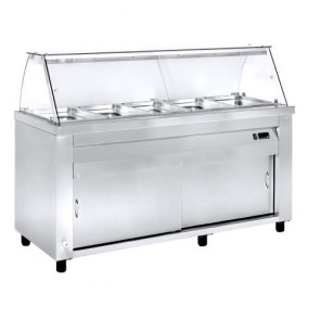 Masa calda bain-marie, capacitate 5xGN1/1, putere 2400 W