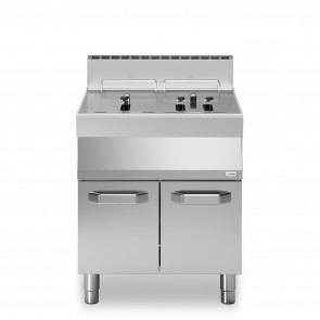 Friteuza, alimentare gaz, 2 cuve, capacitate 13+13 litri, putere 22000W