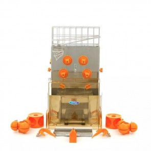 Storcator semi-automat pentru citrice, productivitate 18-25 portocale/minut, putere 200W