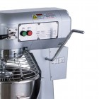 Mixer planetar, capacitate cuva 20 litri, putere 1100W, paleta si carlig din otel inoxidabil, butoane din fonta