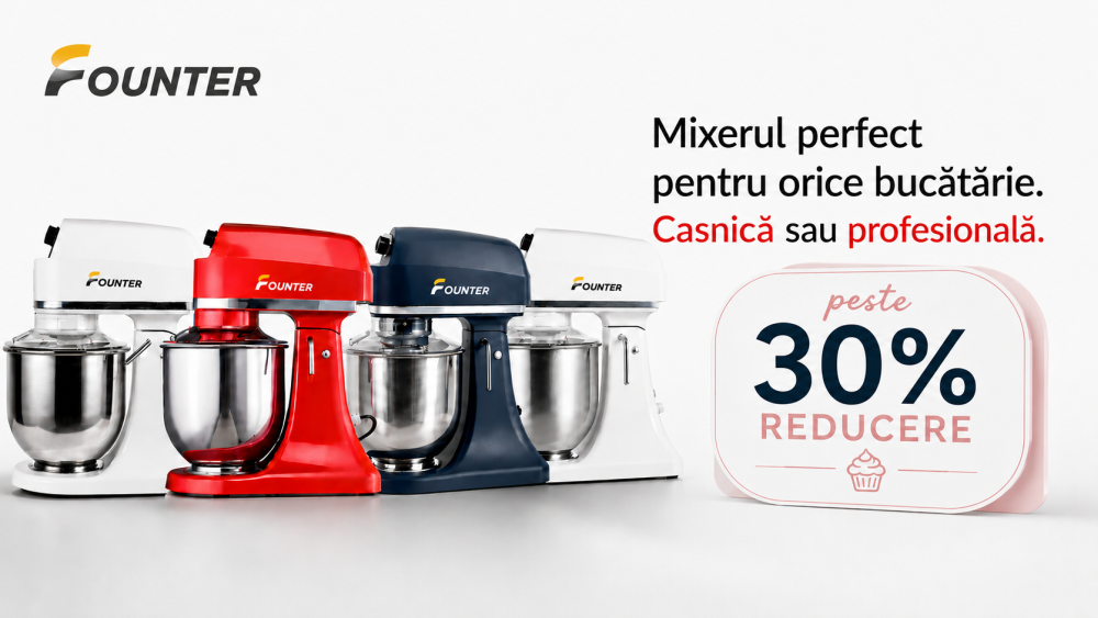 Promotie mixer planetar Founter
